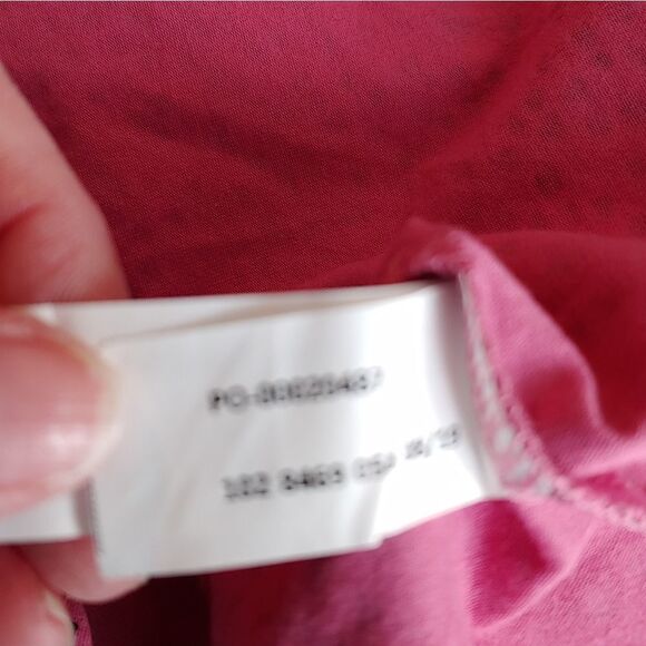 NWT Eloquii pink & black animal print top w/ ruffled sleeves size 18/20 - Picture 12 of 14